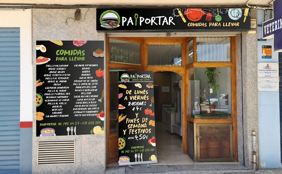 Paiportar comidas para llevar