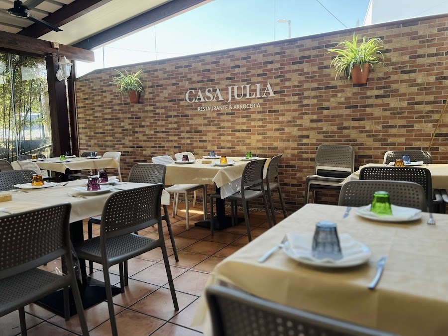 Restaurante Arrocería Casa Julia Grao de Gandía . Restaurante cocina mediterranea.